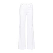 Moderne Dojo Flared Jeans 7 For All Mankind , White , Dames