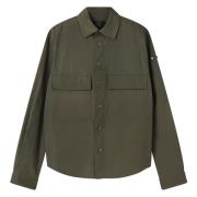 Overhemd JAS + Binnengevoerde Gewatteerde Vest add , Green , Heren