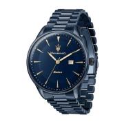 Blauw Quartz Horloge Maserati , Blue , Heren