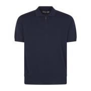 Polo Shirts Canali , Blue , Heren