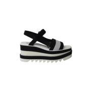 Pre-owned Cotton sandals Stella McCartney Pre-owned , Black , Dames