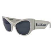 Sunglasses Balenciaga , White , Dames