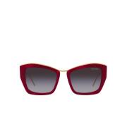 Stijlvolle Mu02Ys Zonnebril Miu Miu , Red , Dames