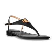 Flat Sandals Ralph Lauren , Black , Dames
