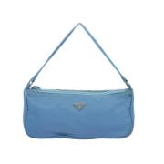 Pre-owned Fabric prada-bags Prada Vintage , Blue , Dames