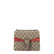 Pre-owned Canvas gucci-bags Gucci Vintage , Beige , Dames