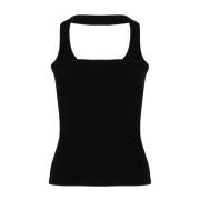 Sleeveless Tops Courrèges , Black , Dames