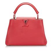 Pre-owned Leather louis-vuitton-bags Louis Vuitton Vintage , Red , Dam...