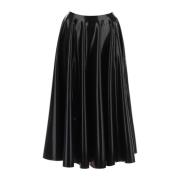 Geplooide Mini Rok Alaïa , Black , Dames