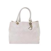 Pre-owned Cotton handbags Dior Vintage , White , Dames