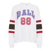 Stijlvol Wit Sweatshirt Ball , White , Dames