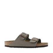 Flat Sandals Birkenstock , Gray , Dames
