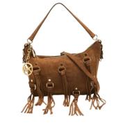 Pre-owned Suede shoulder-bags Michael Kors Pre-owned , Brown , Dames