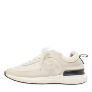 Pre-owned Fabric sneakers Chanel Vintage , White , Dames