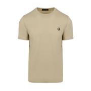 T-Shirts Fred Perry , Beige , Heren