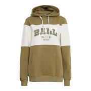 Olive Hoodie Sweatshirt Ball , Green , Dames