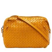 Pre-owned Leather crossbody-bags Bottega Veneta Vintage , Yellow , Dam...