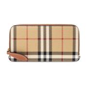 Geruite portemonnee Burberry , Multicolor , Dames