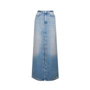 Denim Skirts Icon Denim , Blue , Dames