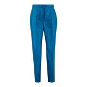 Slim-fit Trousers Max Mara Studio , Blue , Dames