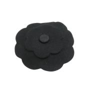 Pre-owned Fabric brooches Chanel Vintage , Black , Dames