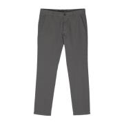 Heren Casual Chinos Broek Incotex , Gray , Heren