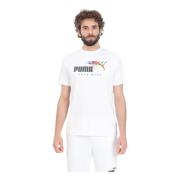 Wit T-shirt Love Wins Puma , White , Heren