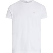 Moderne Stretch Slim Fit T-shirt Calvin Klein , White , Heren