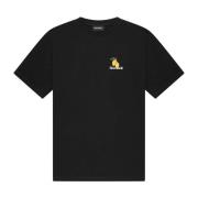 Quotrell Limone T-Shirt Heren Zwart/Wit Quotrell , Black , Heren