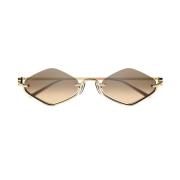 Sunglasses Gucci , Yellow , Dames