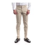 Slim-fit Trousers PT Torino , Beige , Heren