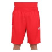Casual Shorts Adidas Originals , Red , Heren