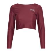 Stijlvolle Sport Sweatshirt Bordeaux Ball , Red , Dames