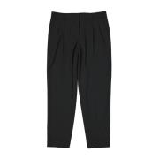 Straight Trousers Blanca Vita , Black , Dames