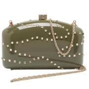 Pre-owned Fabric clutches Valentino Vintage , Gray , Dames