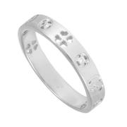 Pre-owned White Gold rings Gucci Vintage , Gray , Dames