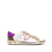 Lage Sneakers Wit/Roze Philippe Model , Multicolor , Dames