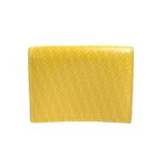 Pre-owned Leather wallets Fendi Vintage , Yellow , Dames