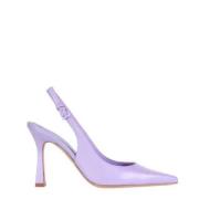 Glicine Leren Slingback Roberto Festa , Purple , Dames