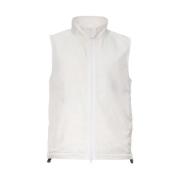 Waterafstotend Nylon Puffer Vest Aspesi , White , Heren