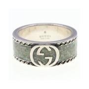 Pre-owned Silver rings Gucci Vintage , Gray , Heren