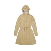 Waterdichte A-lijn Jas voor Dames Rains , Beige , Dames