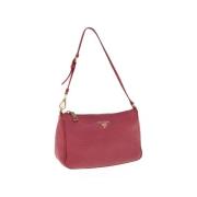 Pre-owned Leather handbags Prada Vintage , Pink , Dames