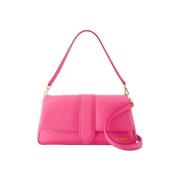 Leather handbags Jacquemus , Pink , Dames