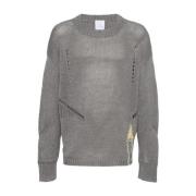 Round-neck Knitwear ROA , Gray , Heren