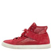 Pre-owned Mesh sneakers Chanel Vintage , Red , Dames