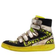 Pre-owned Leather sneakers Louis Vuitton Vintage , Multicolor , Heren