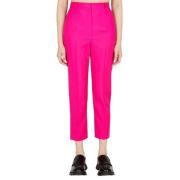 Trousers Alexander McQueen , Pink , Dames