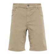 Beige Bermuda Shorts voor Mannen Dondup , Beige , Heren