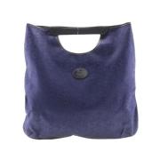 Pre-owned Cotton handbags Celine Vintage , Blue , Dames